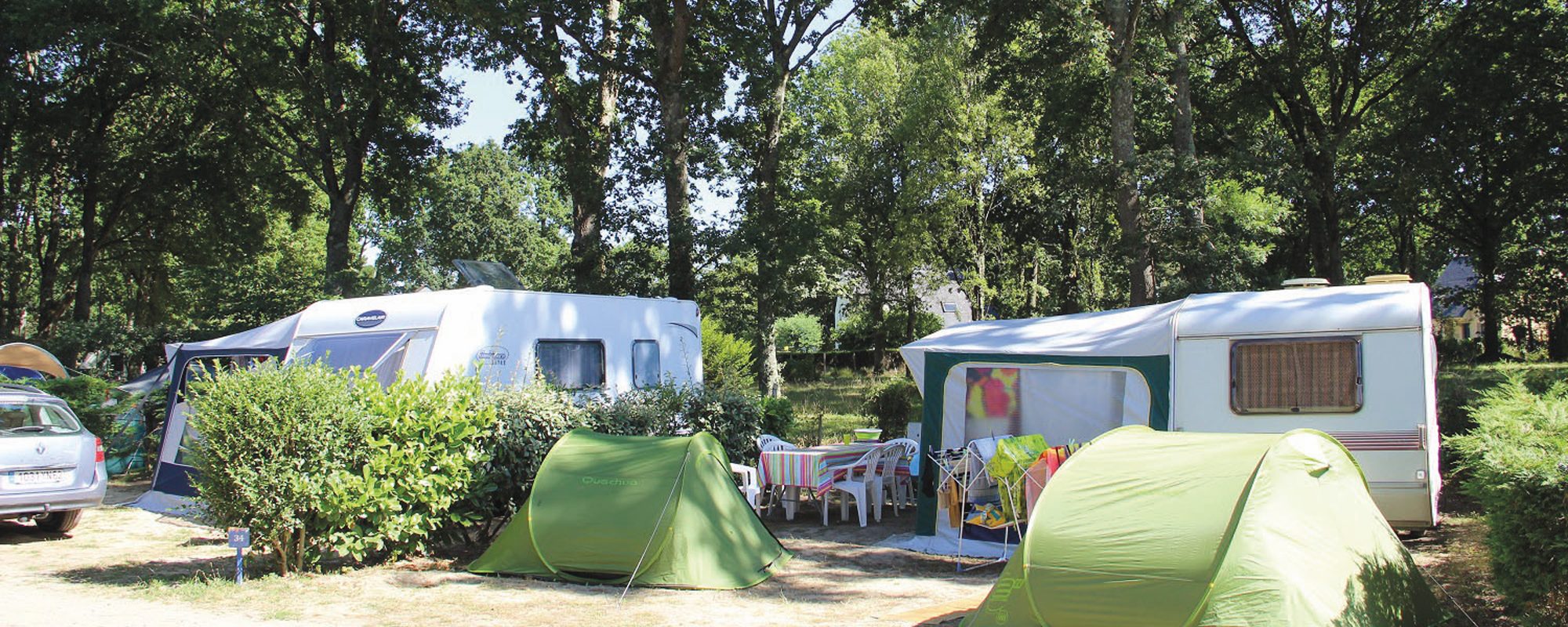Emplacements Camping à Assérac près de Guérande - Le Domaine de Pont-Mahé
